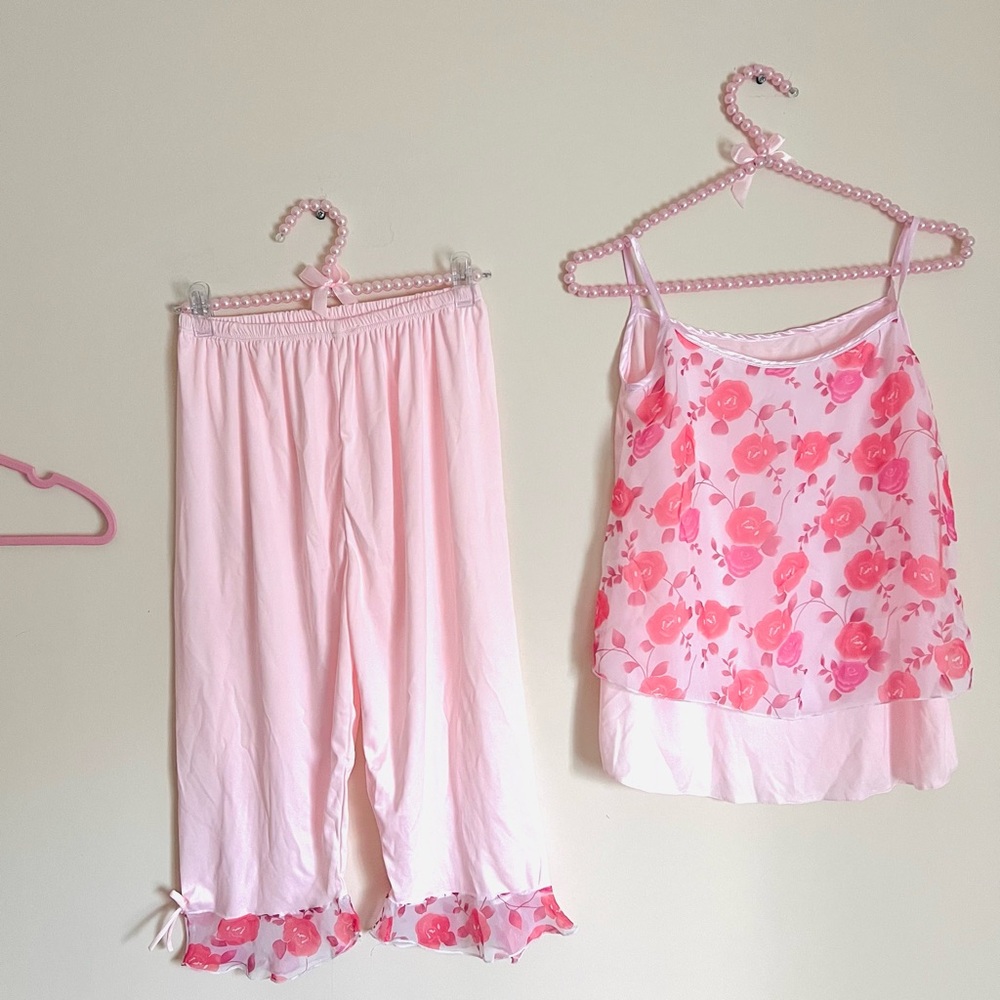 VIETNAMESE BRAND [Teen or Women] Floral Pink Sleepwear Set ⋆ NWOT ⋆